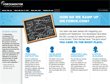 Tablet Screenshot of forcementor.com